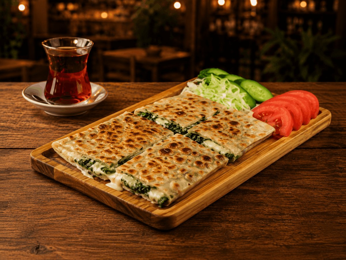 Gözleme - Ispanaklı Kaşarlı